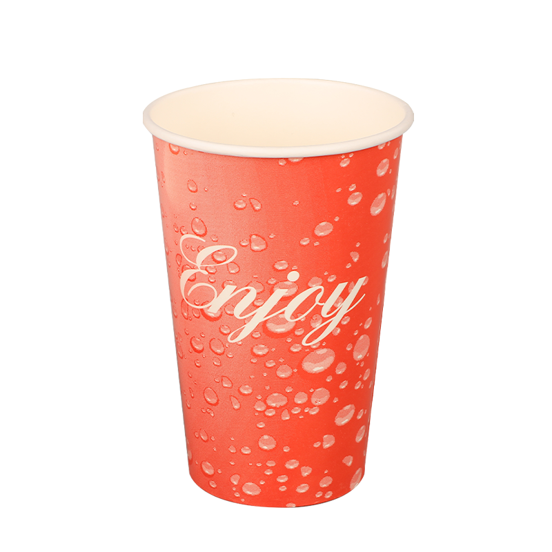 16oz Recyclable Frigus bibens chartam Cucurbitulae