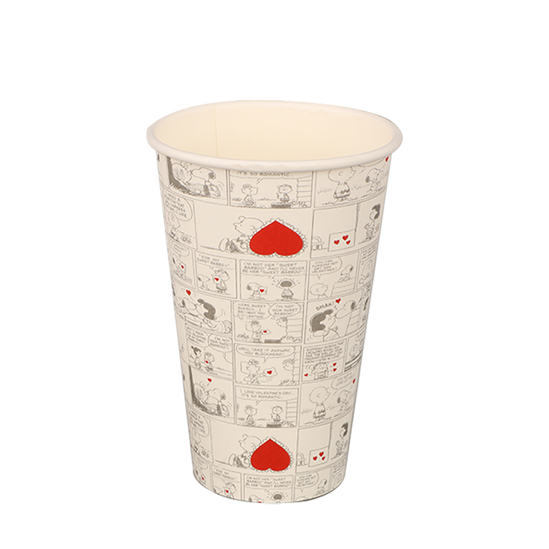 12oz Compostable Single Wall paper scyphi